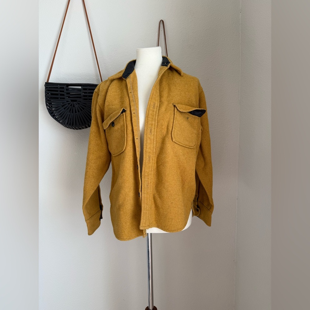 Vintage JC Penney’s Towncraft Mustard Yellow Button Shirt, Size Medium